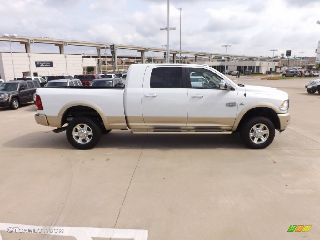 Bright White 2012 Dodge Ram 2500 HD Laramie Longhorn Mega Cab 4x4 Exterior Photo #67779579