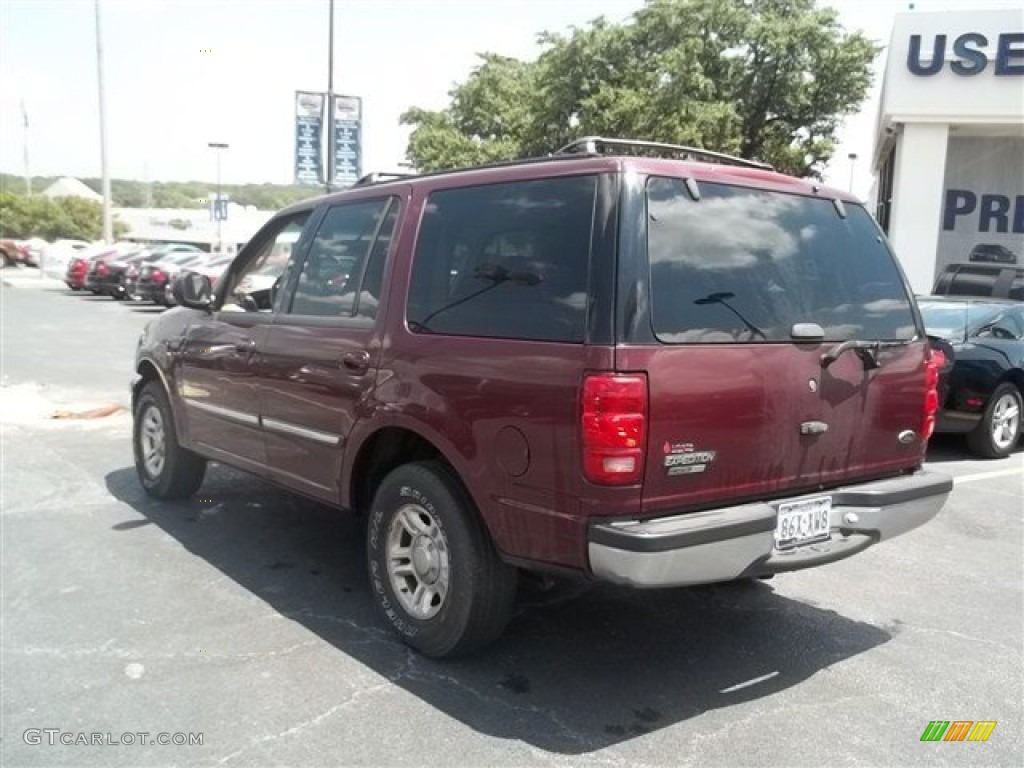 2001 Expedition XLT - Dark Toreador Red Metallic / Medium Parchment photo #5
