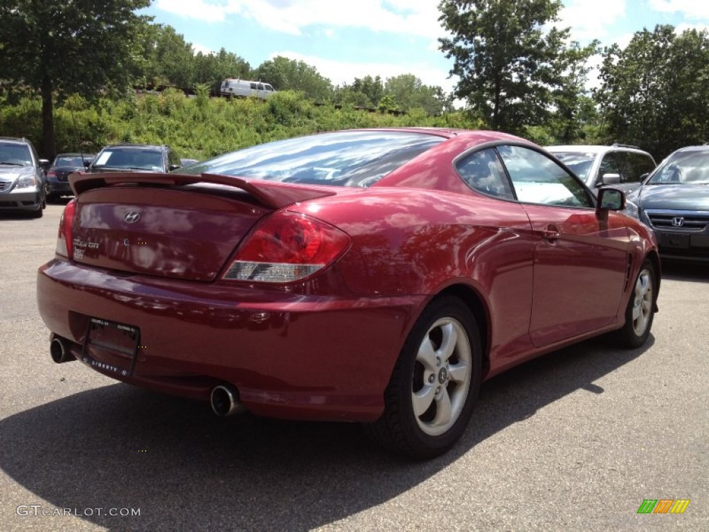 2006 Tiburon GS - Electric Red / Black photo #10