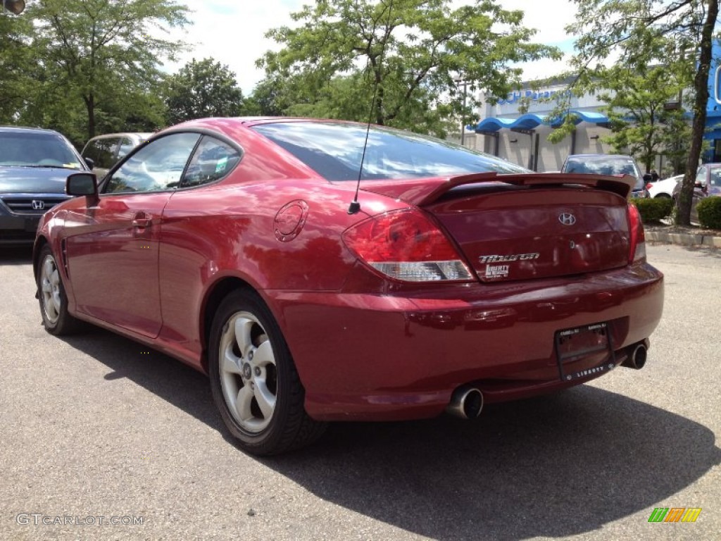 2006 Tiburon GS - Electric Red / Black photo #12