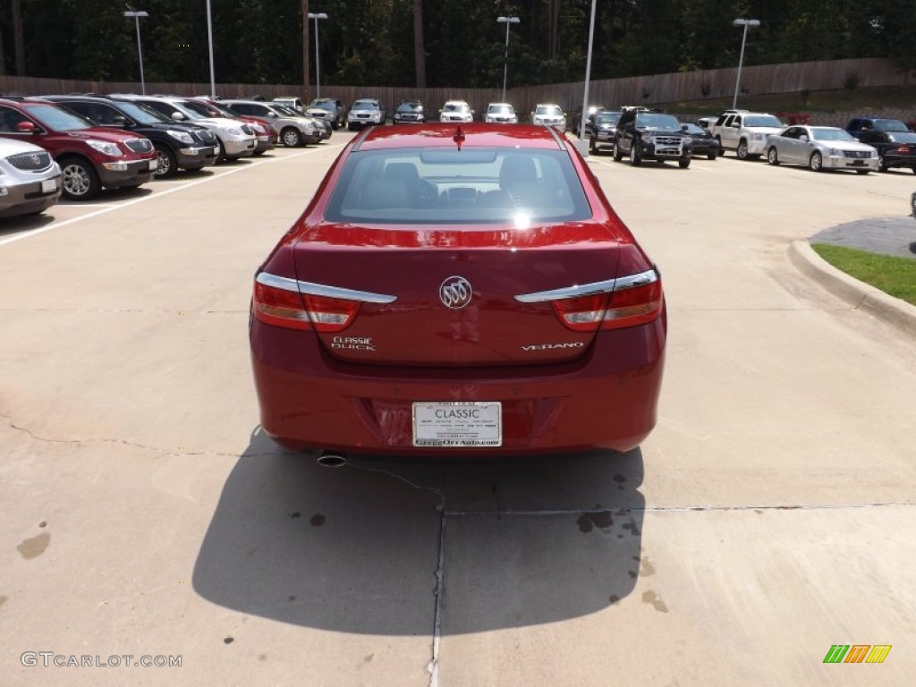 2012 Verano FWD - Crystal Red Tintcoat / Cashmere photo #4