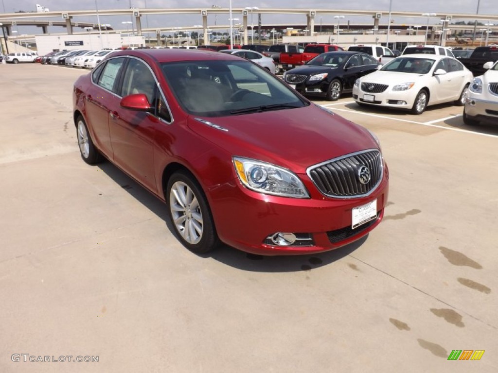 2012 Verano FWD - Crystal Red Tintcoat / Cashmere photo #7