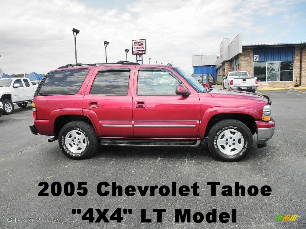 2005 Tahoe LT 4x4 - Sport Red Metallic / Gray/Dark Charcoal photo #1