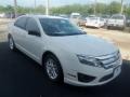 2012 White Suede Ford Fusion S  photo #7