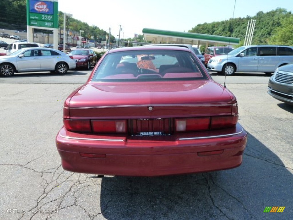 1996 Skylark Custom Sedan - Ruby Red Metallic / Red photo #4