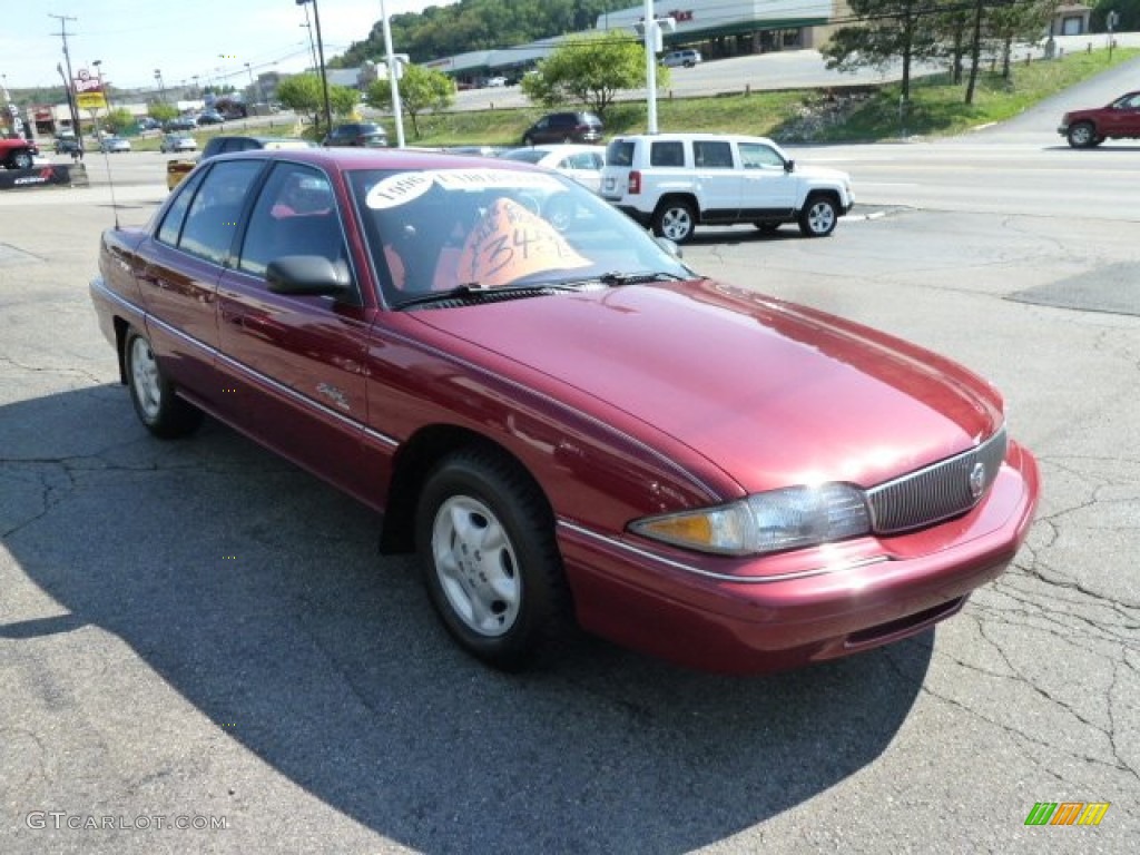 1996 Skylark Custom Sedan - Ruby Red Metallic / Red photo #7