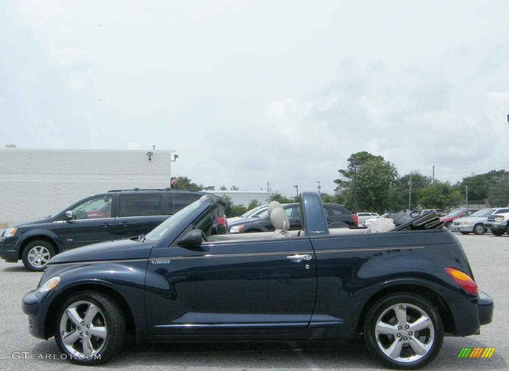 2005 PT Cruiser GT Convertible - Midnight Blue Pearl / Taupe/Pearl Beige photo #2
