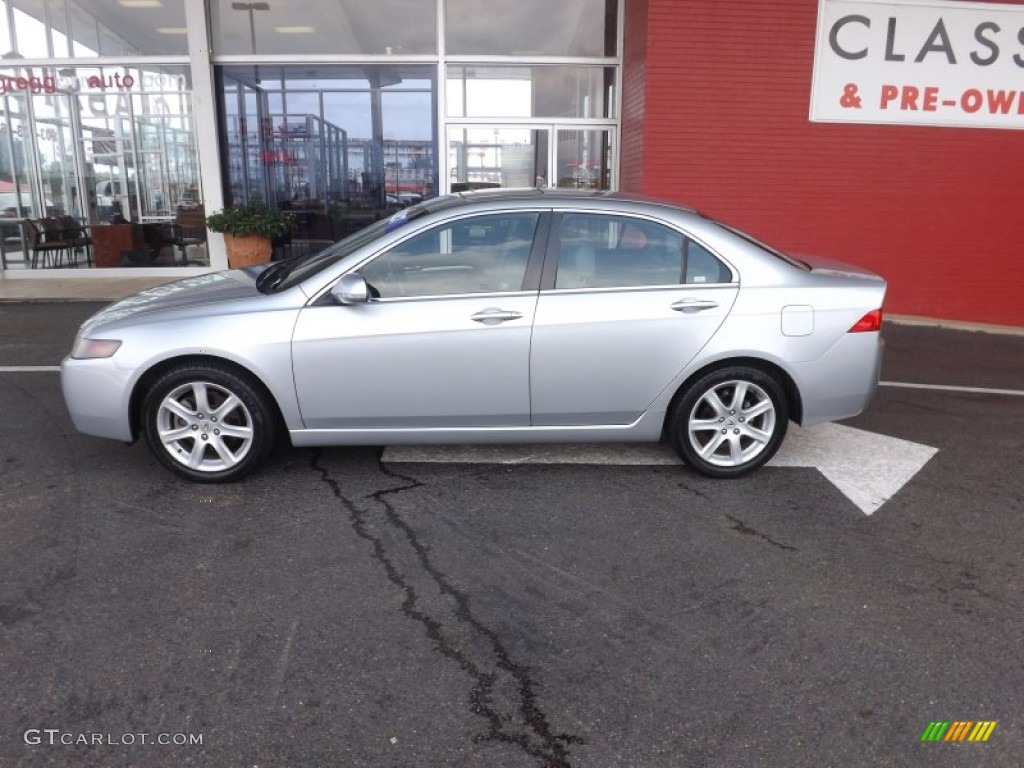 2004 TSX Sedan - Meteor Silver Metallic / Quartz photo #2