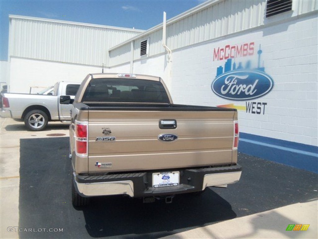 2012 F150 XLT SuperCrew - Pale Adobe Metallic / Pale Adobe photo #4