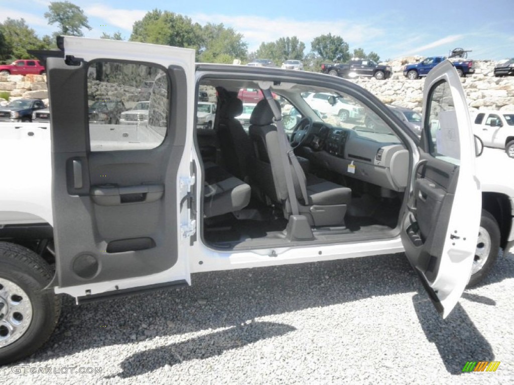 2013 Sierra 1500 SL Extended Cab - Summit White / Dark Titanium photo #13