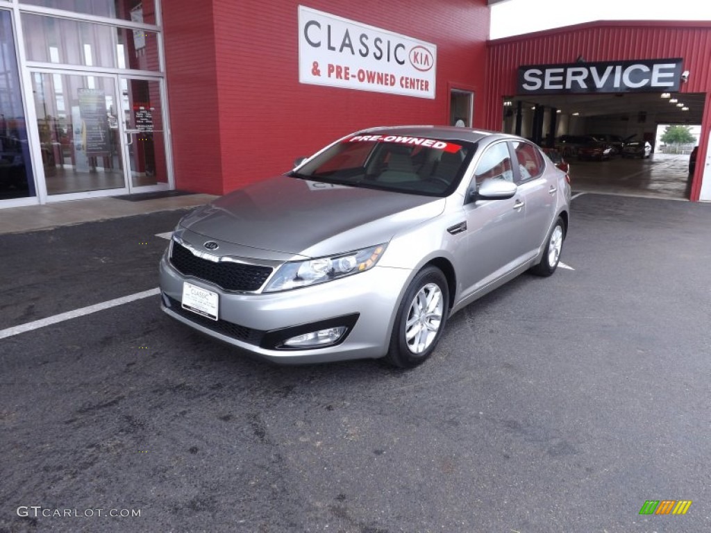 2012 Optima LX - Bright Silver / Beige photo #1