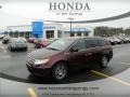 2012 Dark Cherry Pearl II Honda Odyssey EX-L  photo #1