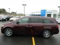 2012 Dark Cherry Pearl II Honda Odyssey EX-L  photo #2