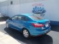 2012 Blue Candy Metallic Ford Focus SE Sedan  photo #3