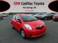 Absolutely Red 2008 Toyota Yaris 3 Door Liftback