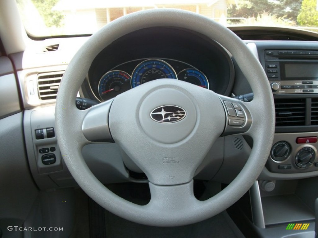 2009 Subaru Forester 2.5 X Platinum Steering Wheel Photo #67784382