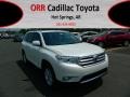 2012 Blizzard White Pearl Toyota Highlander SE  photo #1