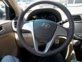 Beige Steering Wheel Photo for 2012 Hyundai Accent #67785213