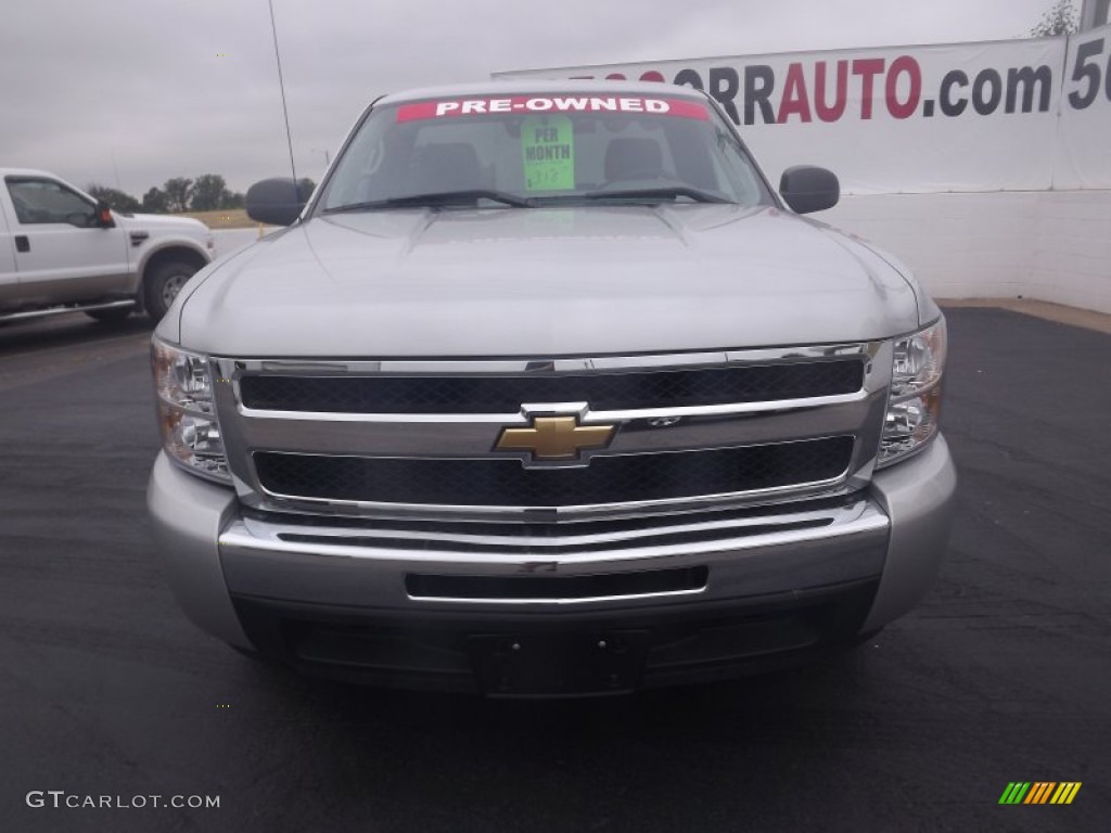 2011 Silverado 1500 LS Regular Cab - Sheer Silver Metallic / Ebony photo #2