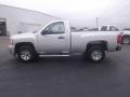 2011 Sheer Silver Metallic Chevrolet Silverado 1500 LS Regular Cab  photo #4