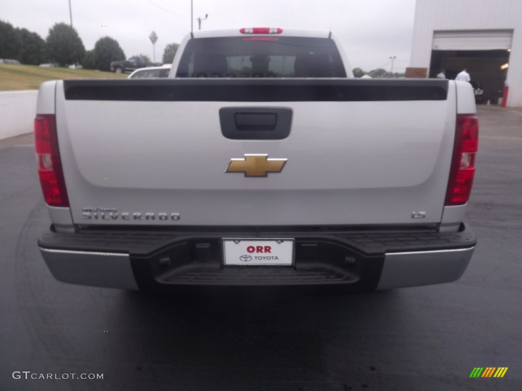 2011 Silverado 1500 LS Regular Cab - Sheer Silver Metallic / Ebony photo #6