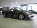 2012 Olivine Gray Metallic Mercedes-Benz E 550 Cabriolet  photo #3