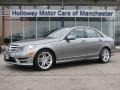 2012 Palladium Silver Metallic Mercedes-Benz C 300 Sport 4Matic  photo #1