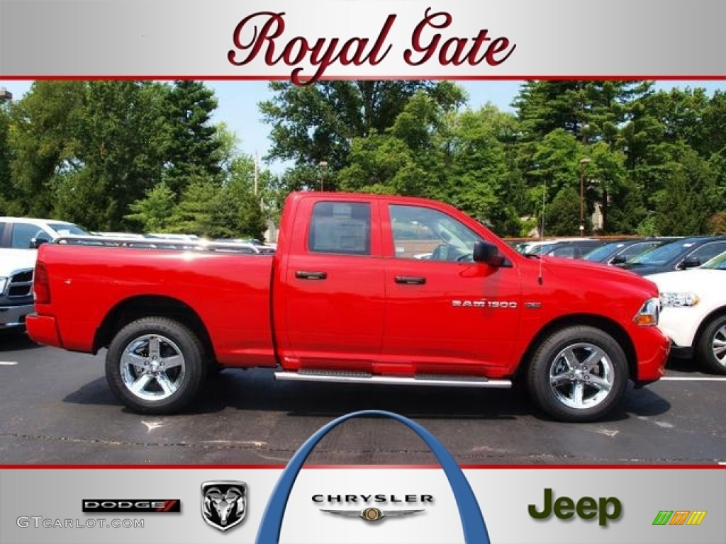 Flame Red Dodge Ram 1500