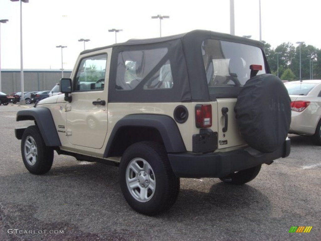 2011 Wrangler Sport 4x4 - Sahara Tan / Black photo #4