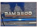 2002 Patriot Blue Metallic Dodge Ram 3500 SLT Quad Cab Dually  photo #3