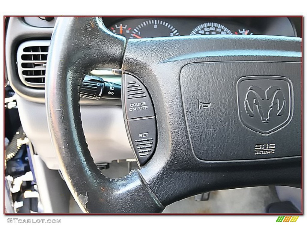 2002 Ram 3500 SLT Quad Cab Dually - Patriot Blue Metallic / Mist Gray photo #21