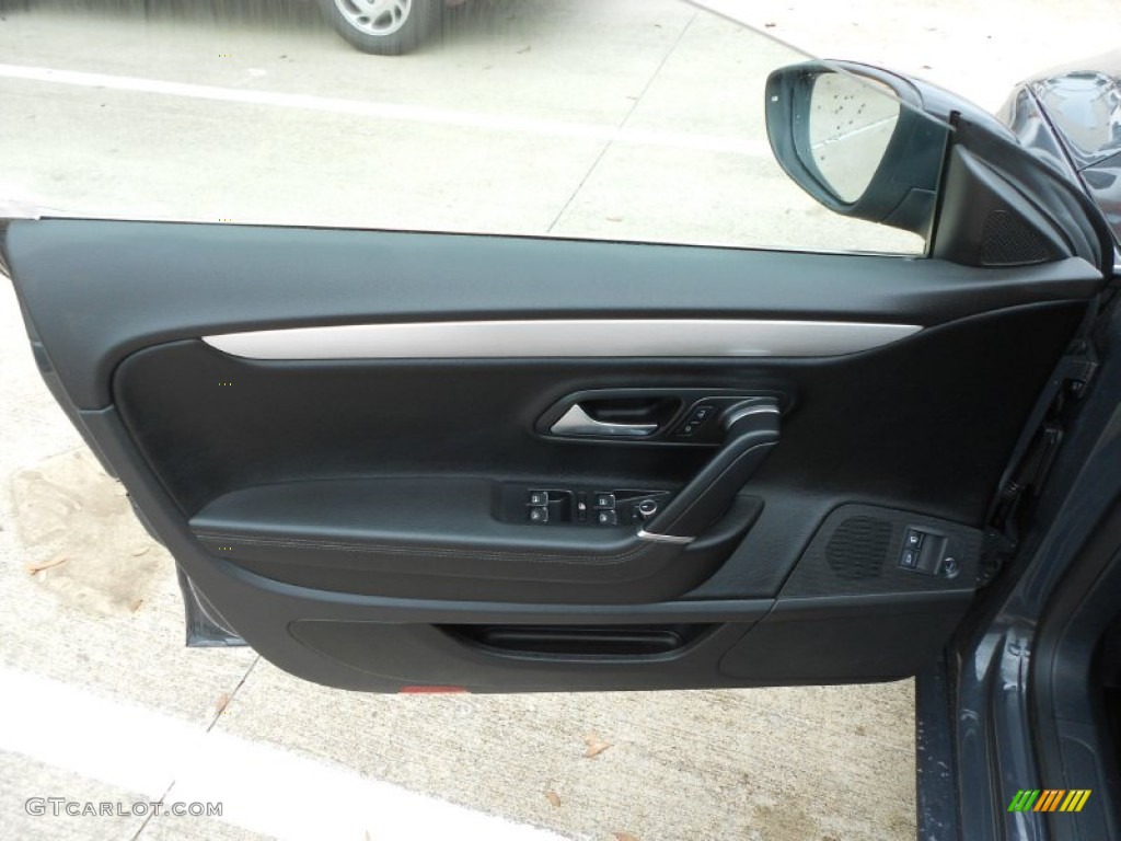 2012 Volkswagen CC Lux Black Door Panel Photo #67789020
