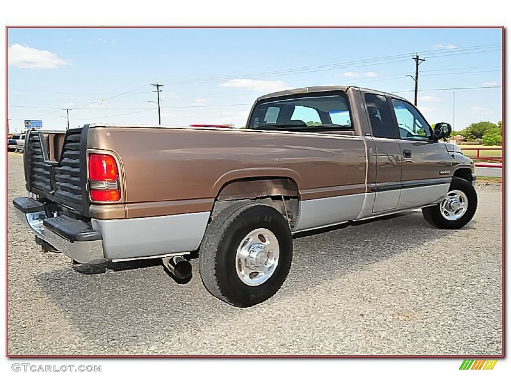 2001 Ram 2500 SLT Quad Cab - Medium Bronze Pearl Coat / Mist Gray photo #11