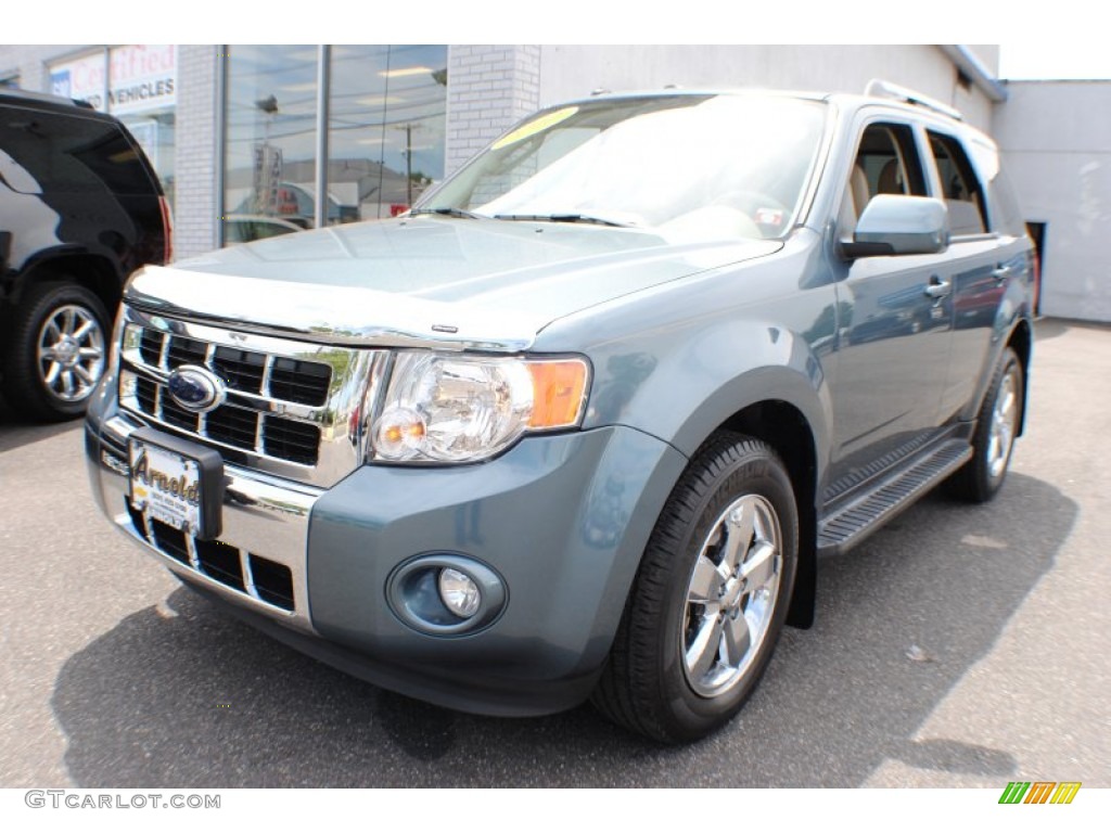 2010 Escape Limited V6 4WD - Steel Blue Metallic / Camel photo #1