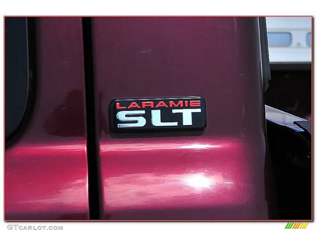2001 Ram 2500 SLT Quad Cab 4x4 - Dark Garnet Red Pearl / Camel/Tan photo #3