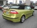 2006 Lime Yellow Saab 9-3 Aero Convertible  photo #6