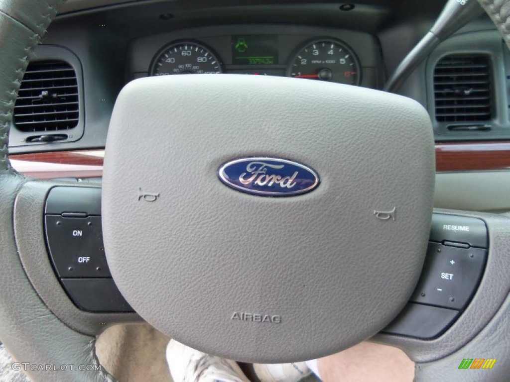 2011 Crown Victoria LX - Light Ice Blue Metallic / Light Camel photo #15