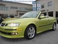 2006 Lime Yellow Saab 9-3 Aero Convertible  photo #10