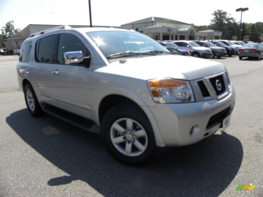 Brilliant Silver Nissan Armada