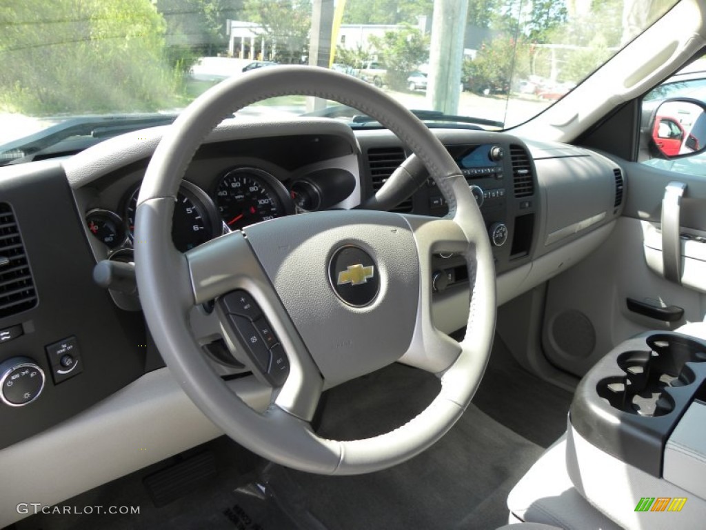 2012 Silverado 1500 LT Crew Cab - Blue Granite Metallic / Light Titanium/Dark Titanium photo #3