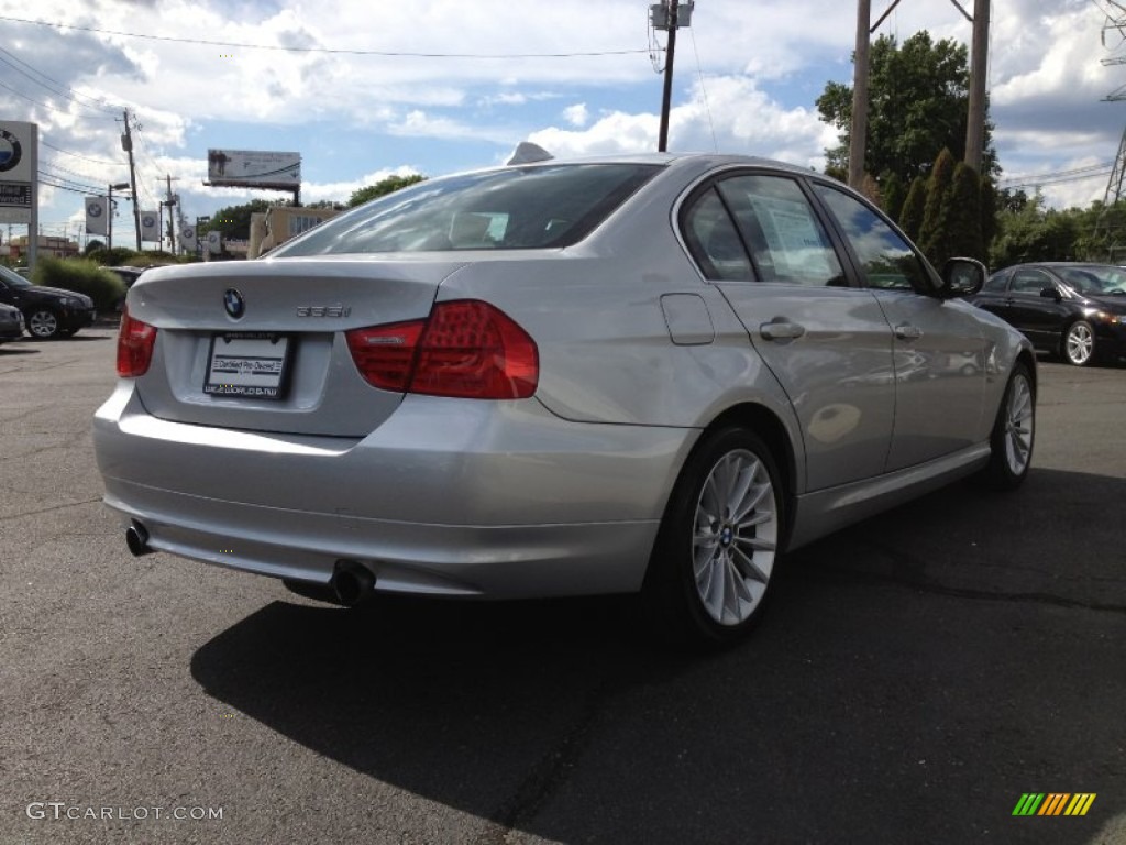 2009 3 Series 335xi Sedan - Titanium Silver Metallic / Black photo #4