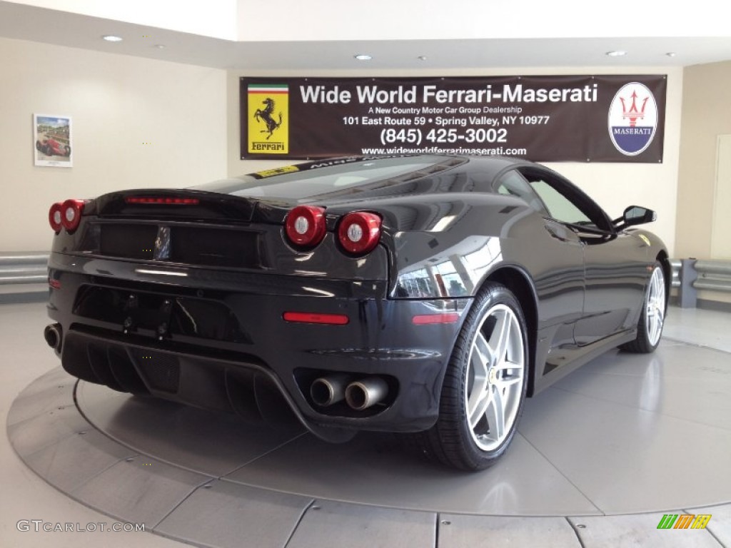 2007 F430 Coupe F1 - Nuovo Nero Daytona (Black Metallic) / Nero photo #7