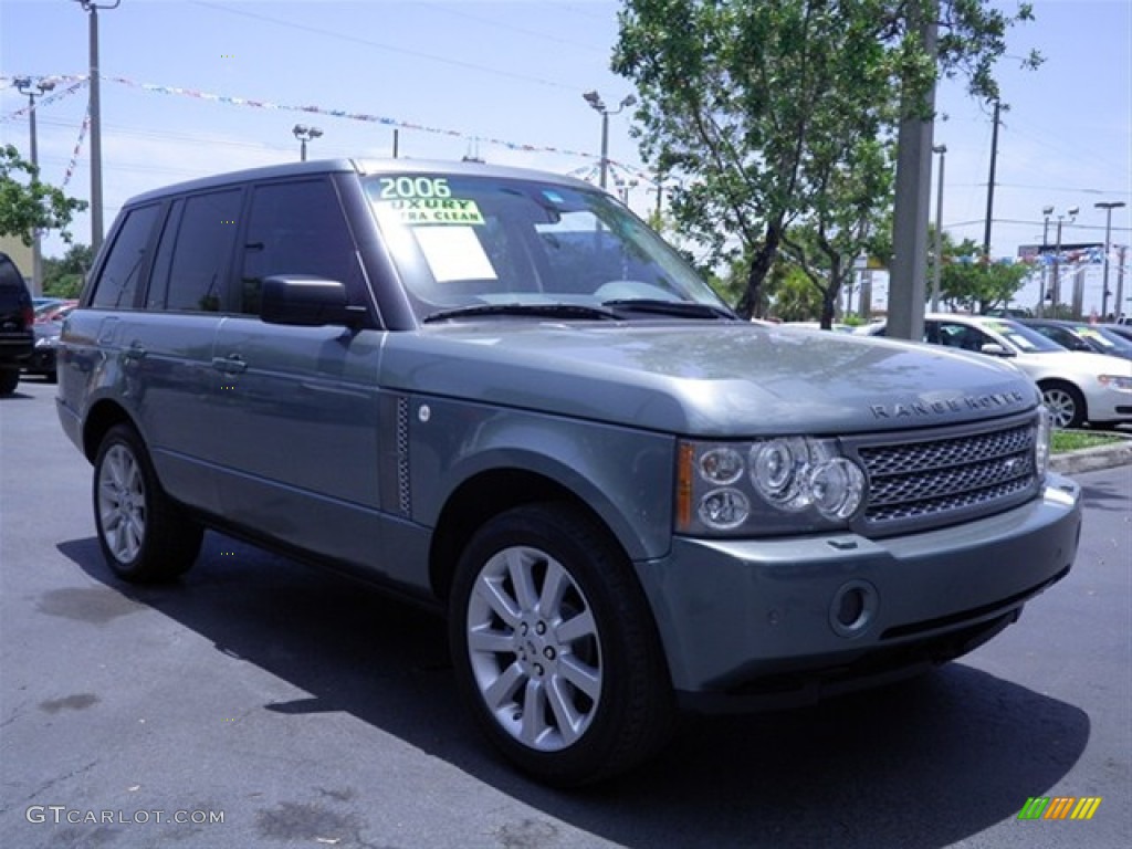 2006 Range Rover Supercharged - Giverny Green Metallic / Aspen/Ivory photo #1