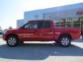 2010 Red Alert Nissan Titan SE Crew Cab  photo #2