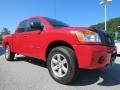 2010 Red Alert Nissan Titan SE Crew Cab  photo #7