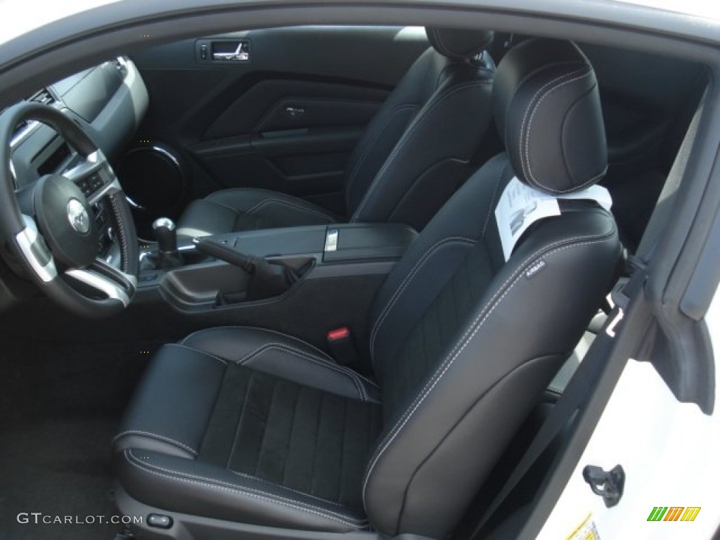 California Special Charcoal Black/Miko-suede Inserts Interior 2013 Ford Mustang GT/CS California Special Coupe Photo #67793448