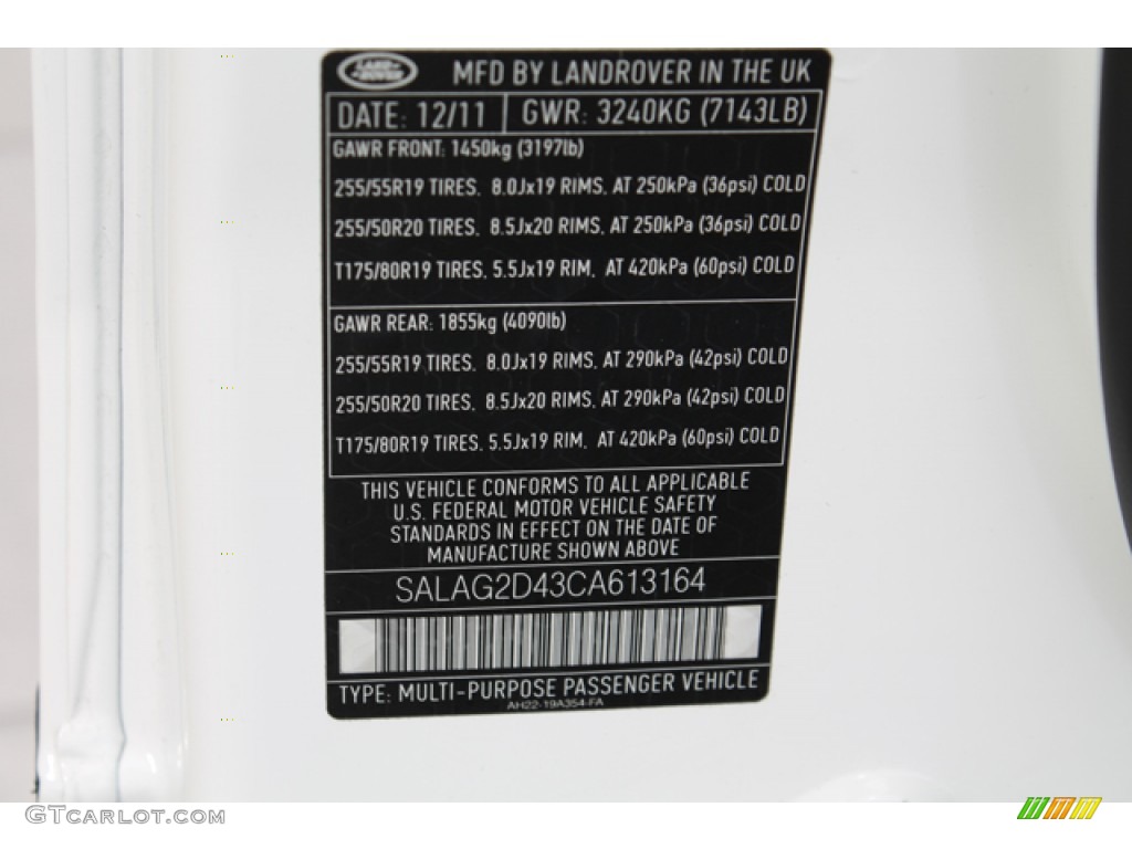 2012 LR4 HSE - Fuji White / Ebony photo #32
