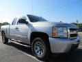 2011 Sheer Silver Metallic Chevrolet Silverado 1500 LS Extended Cab  photo #1