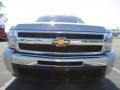 2011 Sheer Silver Metallic Chevrolet Silverado 1500 LS Extended Cab  photo #2