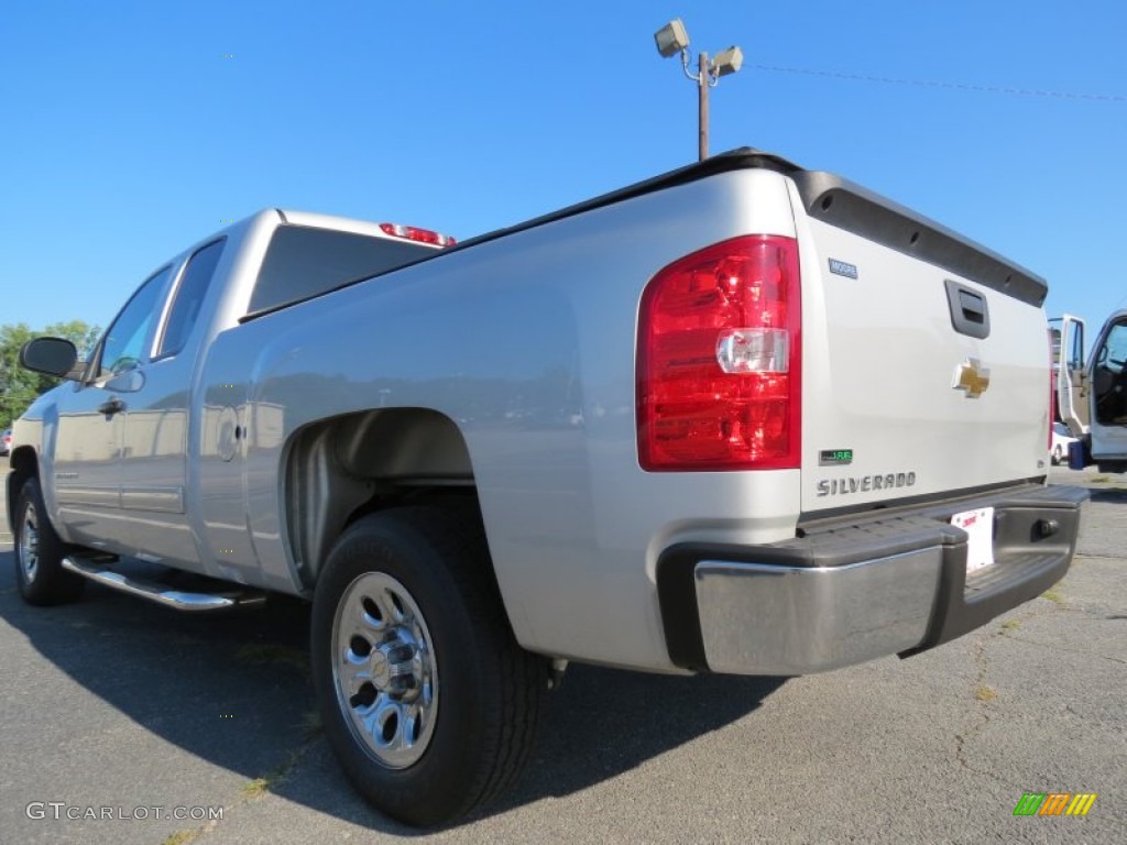 2011 Silverado 1500 LS Extended Cab - Sheer Silver Metallic / Dark Titanium photo #5